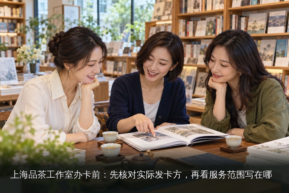 年轻女性茶文化主题图｜书店茶友交流
